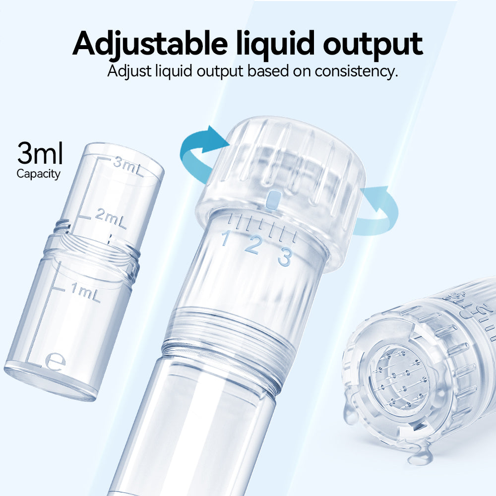 Réservoir amovible de 3 ml et bague manuelle de débit du Hydra Pen H5