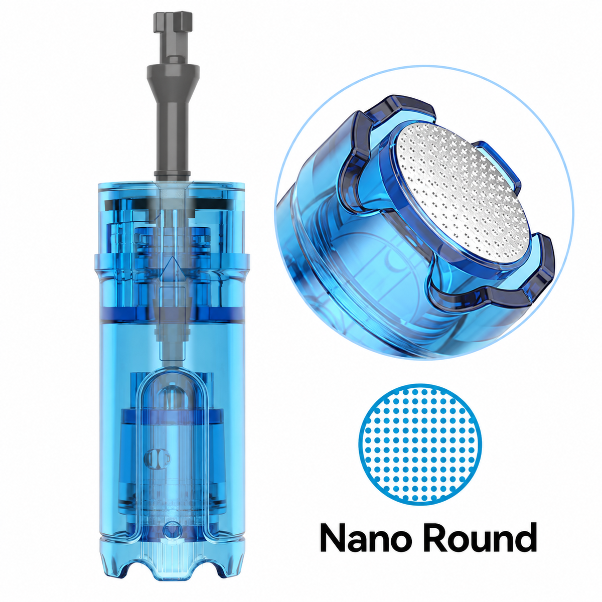 Cartouche de rechange M9/M8 Max Nano rond avec détail de l’embout