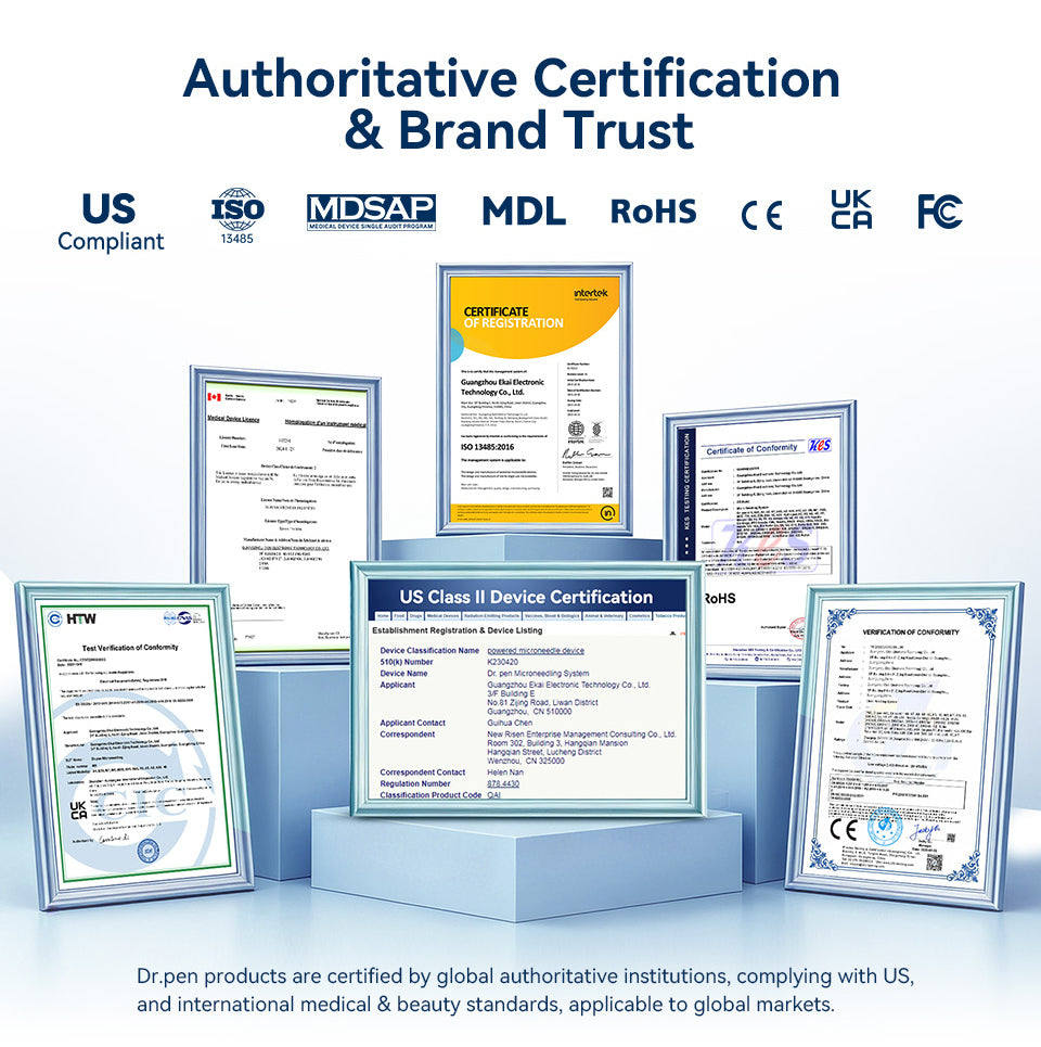 Montage de certificats et marques de conformité fourni par le fournisseur dans la galerie H3